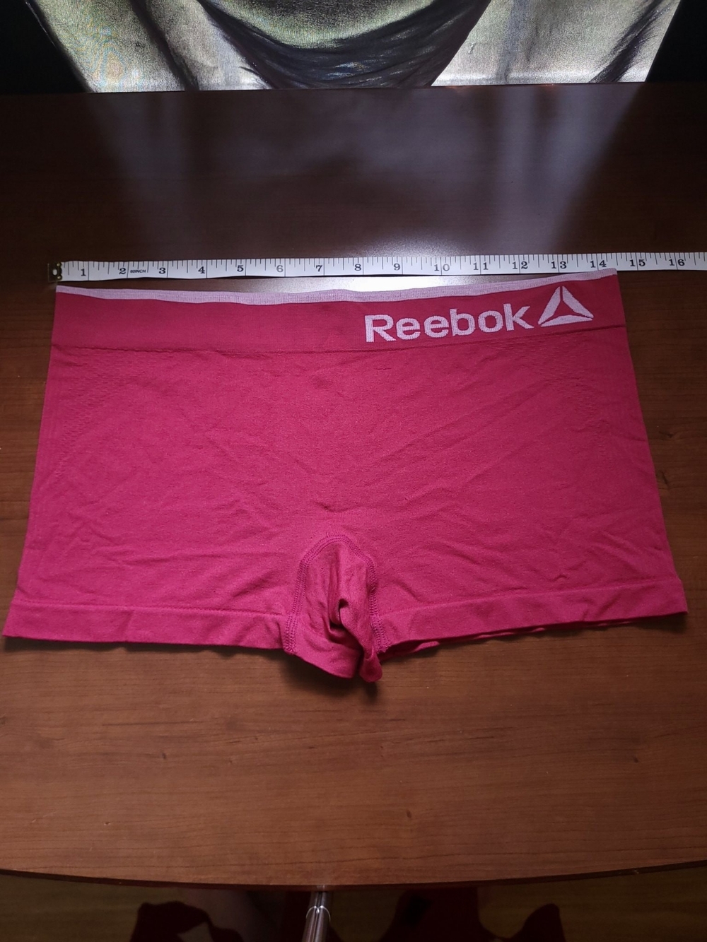 Reebok Women's Red Seamless Bike Shorts